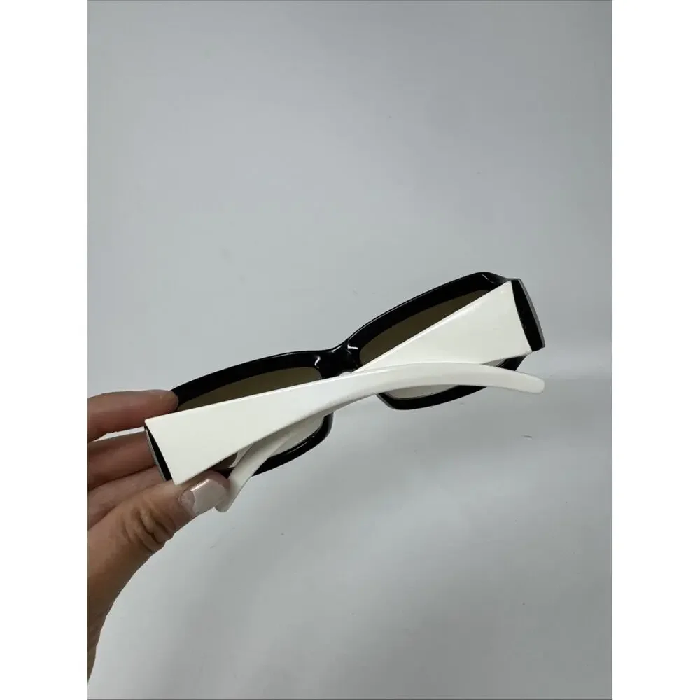 Spy+ Optics ABBEY Black White Rectangle Sunglasses - Picture 2 of 11